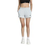 Puma ESS Small No. 1 Logo 4'' Shorts TR, Pantalones Cortos de Punto Mujer, Light Gray Heather, M
