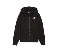 PUMA ESS Small No. 1 Logo Comfort Full-Zip Hoodie FL, Sudadera con Capucha Niñas, PUMA Black,