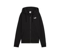 PUMA ESS Small No. 1 Logo Comfort Full-Zip Hoodie TR, Sudadera con Capucha Niñas, PUMA Black, L