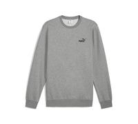 Puma ESS Small No. 1 Logo Crew FL, Felpe dell'equipaggio Hombre, Medium Gray Heather,