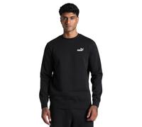 Puma ESS Small No. 1 Logo Crew FL, Sudaderas con tripulación Hombre, Puma Black,
