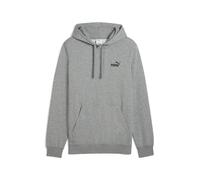 PUMA ESS Small No. 1 Logo Hoodie FL, Felpe con Cappuccio Hombre, Medium Gray Heather,