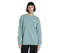 PUMA ESS Small No. 1 Logo Relaxed Crew TR, Sudadera con Capucha Niñas, Green Moon, L