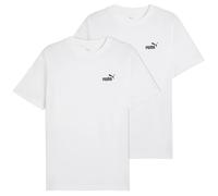 Puma ESS Small No. 1 Logo tee, Camisetas Unisex Adulto, Puma White,