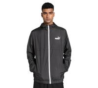 PUMA - ESS Solid Windbreaker, Cortavientos Unisexo, PUMA Black-All black, 847484 S