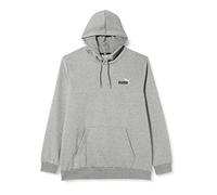 PUMA ESS+ Sudadera con Capucha con Logotipo Bordado FL Sudor, Hombre, Gris, XXL