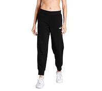 PUMA Pantalón deportivo 'Essential' negro / blanco, Talla XS