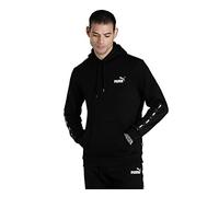 PUMA Camiseta deportiva 'Essentials+' negro / blanco, Talla XXL