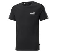 PUMA Ess+ Tape Tee, Camiseta Unisex Bebé, Negro (Black), 14 Años