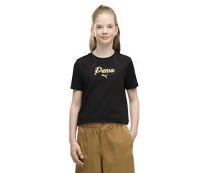 PUMA Essential Script Glitter Short Sleeve T-Shirt 9-10 Years