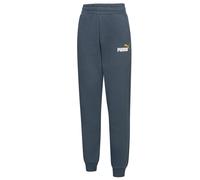 Puma Essentials + Dos -Tono Logo Grande Niño Ocio Pantalón Chándal Azul Nuevo
