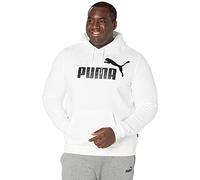 PUMA Essentials Logo Fleece Hoodie (Available in Big & Tall) Sudadera con Capucha, Jardín Blanco/Opulento, XXL para Hombre