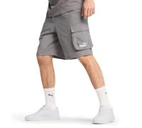PUMA Essentials Woven - Pantalones cortos tipo cargo para hombre (9 pulgadas), Hierro fundido 25, 4X-Large