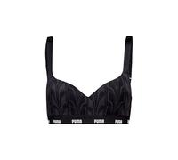 PUMA Estampado Sujetador Deportivo, Negro, M Mujeres