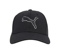 PUMA Evercat Dillon-Gorra elástica béisbol, Negro/Plata, S/M Unisex Adulto