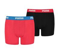 PUMA Everyday Basic Boxers 2P, Boxer, Niños, Red/Blue, 128