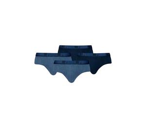 PUMA Everyday Brief - Calzoncillos para hombre, 4 unidades, 007-Denim, M