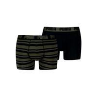 PUMA Everyday Heritage Stripe Boxer 2 Units XL, Forest Night Tonal, XL