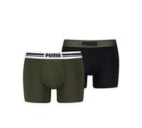 PUMA Everyday Placed Logo Boxer 2 Unidades XL, Noche Bosque, XL