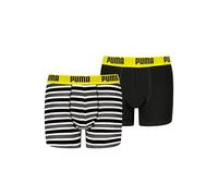 PUMA Everyday Striped Boxers 2P, Boxer, Niños, Black Combo - New, 146-152