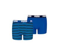 PUMA Everyday Striped Boxers 2P, Boxer, Niños, Navy/Blue - New, 158-164