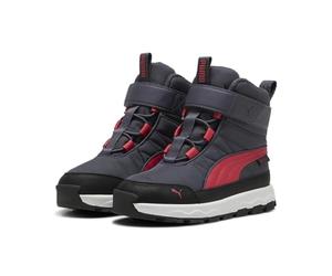 PUMA Evolve Boot Puretex AC+PS, Sneaker, Galactic Gray-Tart Cherry Black, 28 EU