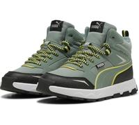 PUMA Evolve Trail JR, Zapatillas, Green Moon-Lemon Sherbert Black, 37.5 EU