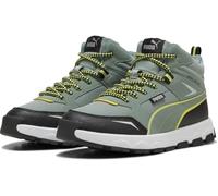 PUMA - Evolve Trail PS, Zapatillas Unisexo, Green Moon-Lemon Sherbert-PUMA Black,