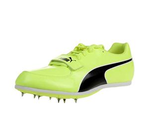 PUMA Evospeed Long Jump 6, Zapatillas de Atletismo Unisex Adulto, Amarillo (Fizzy Yellow Black), 43 EU
