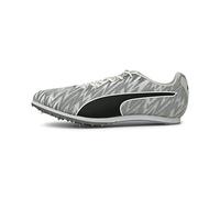 PUMA evoSPEED Star 7, Zapatillas de atletismo, Unisex adulto, Puma White-Puma Black-Puma Silver, 44 EU