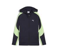 PUMA EVOSTRIPE Full-Zip Hoodie DK B, Chaquetas Deportivas Niños, New Navy, 128