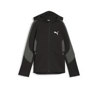 PUMA - EVOSTRIPE Full-Zip Hoodie DK B, Sudor Unisexo, PUMA Black,