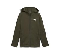 PUMA - EVOSTRIPE FZ Hoodie DK B, Sudor Niños, Dark Olive, 681803