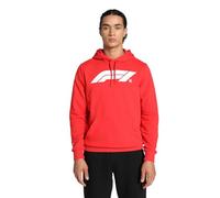 PUMA F1 ESS Logo Hoodie Sudadera con Capucha, Rosso, S para Hombre