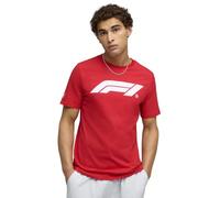 Puma F1 ESS Logo tee 180g Camisetas Hombre (Pack de 1) | Logotipo del felino de PUMA en la parte frontal, Estampado gráfico «Scuderia Ferrari 95 years» delante y detrás