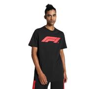Puma F1 ESS Logo tee 180g Camisetas Hombre (Pack de 1) | Logotipo del felino de PUMA en la parte frontal, Estampado gráfico «Scuderia Ferrari 95 years» delante y detrás