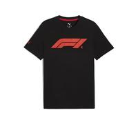 PUMA F1 ESS Logo tee 180g, Camisetas Hombre, PUMA Black, XS
