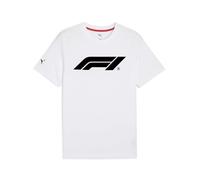 PUMA F1 ESS Logo tee 180g, Camisetas Hombre, PUMA White, XXL