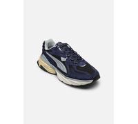 PUMA Fade Nitro LS S 40620202 - Zapatillas deportivas para hombre, Azul marino, negro, gris medio, 44 EU