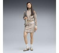 PUMA Falda T7 con estampado de serpiente para mujer, Accesoiros, Beige, S