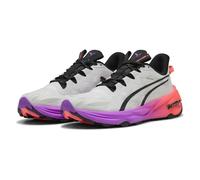 PUMA Fast-trac Nitro 3, Zapatillas para Correr Hombre, Feather Gray Glowing Red Pure Magenta, 41 EU