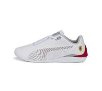 PUMA Ferrari Drift Cat Decima Sneaker, Zapatillas Mujer, Blanco Rosso Corsa, 46 EU