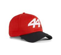 PUMA Ferrari F1 Gorra gráfica Signature Lewis Hamilton #44 - Rosso Corsa | Incluye un logo TPU de Ferrari y un logo PUMA bordado, Diseñado para los aficionados de la Scuderia Ferrari a la F1