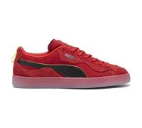 PUMA Ferrari Suede Trippy - Tenis para hombre, negro (Rosso Corsa/Puma Black), 42 EU