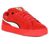 Puma Ferrari Suede XL Low Top Leather Lace Up Mens Trainer En Rojo EU 41-46