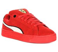 Puma Ferrari Suede XL Low Top Leather Lace Up Mujeres Trainer En Rojo UK 4 - 7