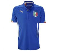 Puma, FIGC Italia Home Replica Team Power - Camiseta réplica para Hombre, Color Team Power Blue 01, Talla M