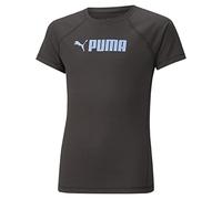 PUMA Fit tee G Camiseta, Unisex Adulto, Negro Black, 128