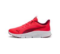 Puma FLEXFOCUS Lite - Tenis Modernos Unisex para Correr de Carretera, Rojo Ultra Rojo Granate Blanco Brillante, Talla 8 de Reino Unido