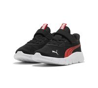 Puma FLEXFOCUS - Tenis Modernos AC+ PS, Color Negro y Rojo, Blanco Destello, Talla 11.5 UK Niño